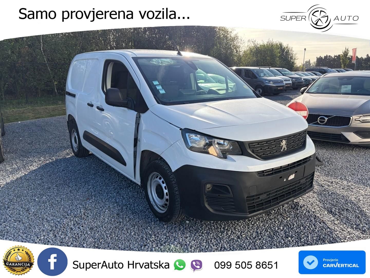 Peugeot Partner 1.5 HDi / € 5.990 netto / Navi / Klima / 102 KS
