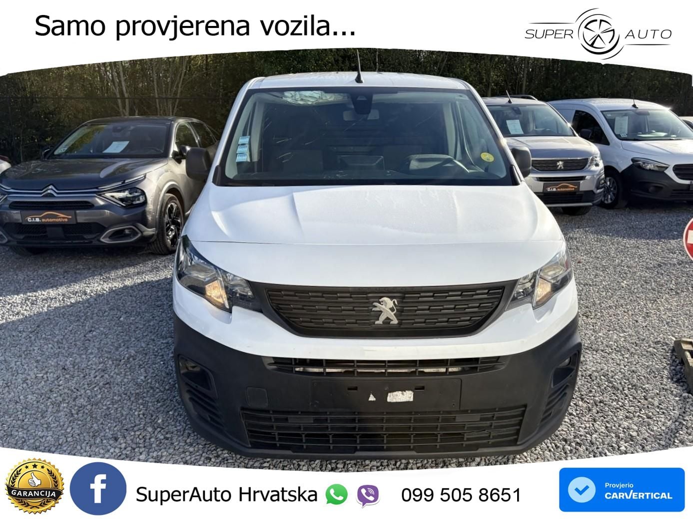 Peugeot Partner 1.5 HDi / € 5.990 netto / Navi / Klima / 102 KS
