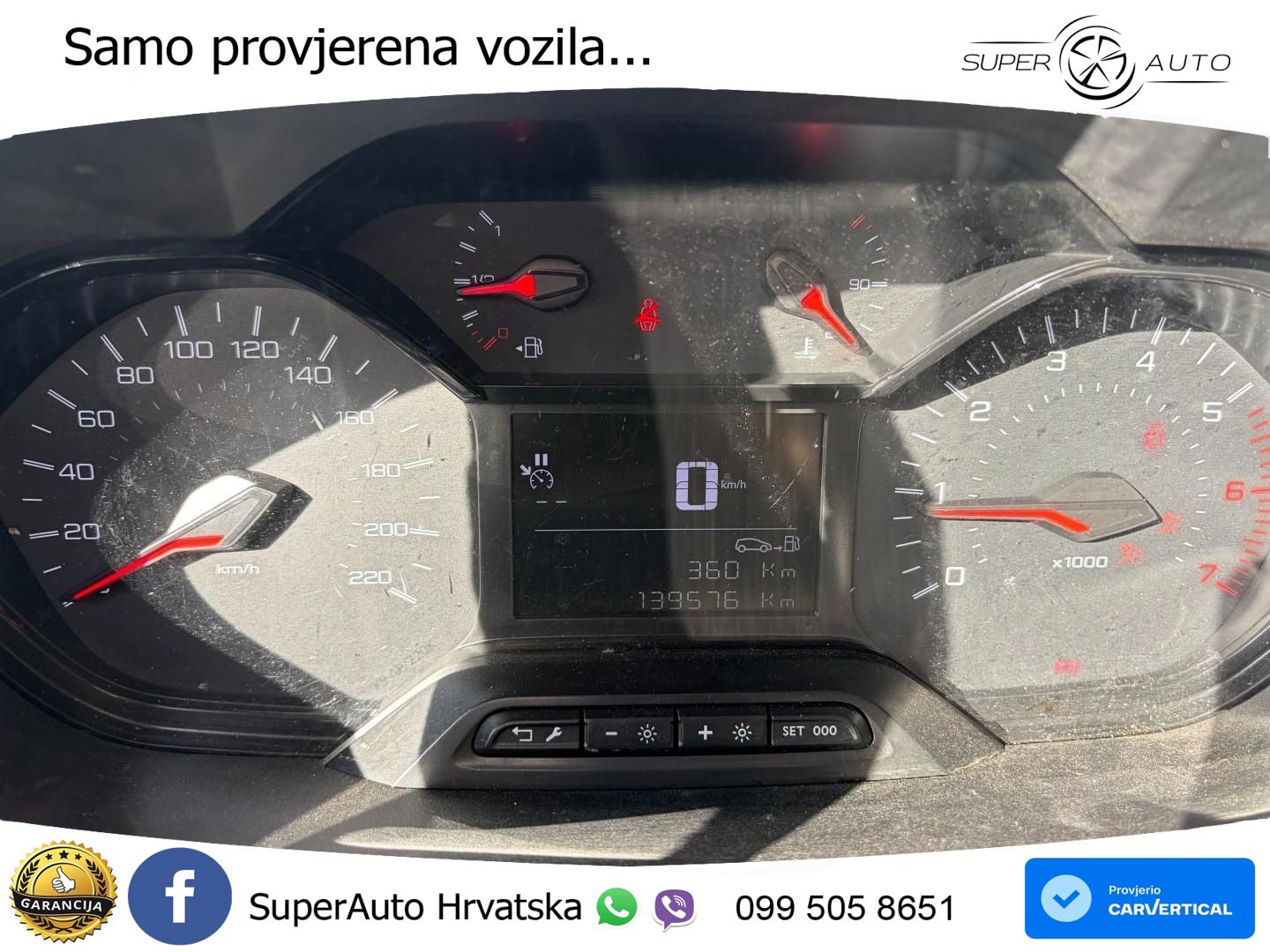 Peugeot Partner 1.5 HDi / € 5.990 netto / Navi / Klima / 102 KS