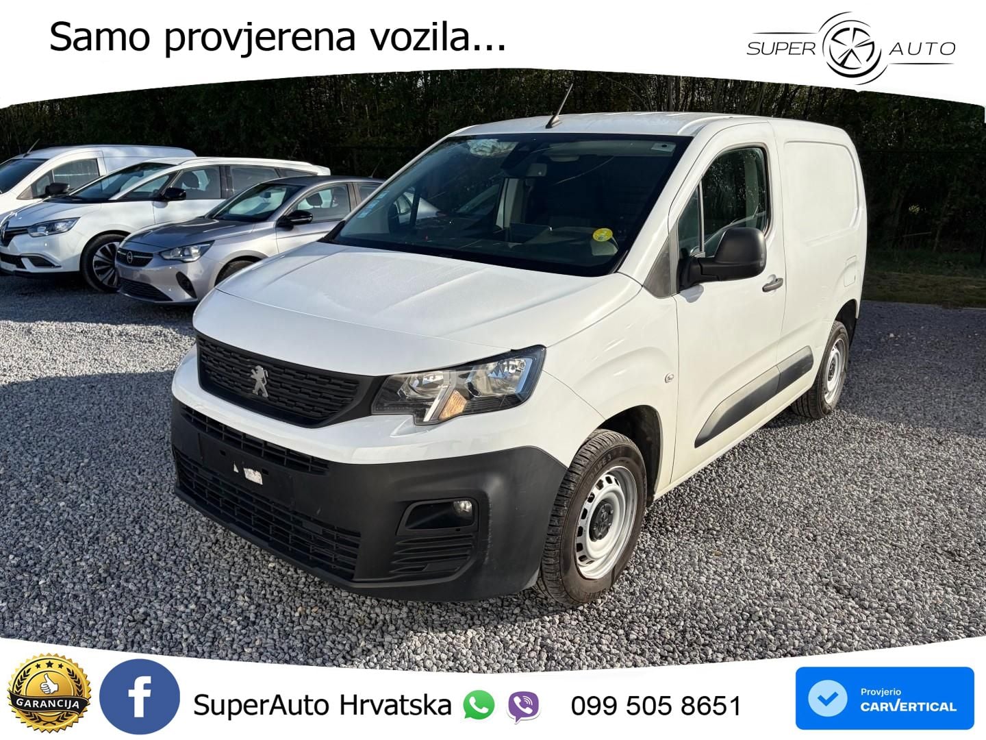 Peugeot Partner 1.5 HDi / € 5.990 netto / Navi / Klima / 102 KS