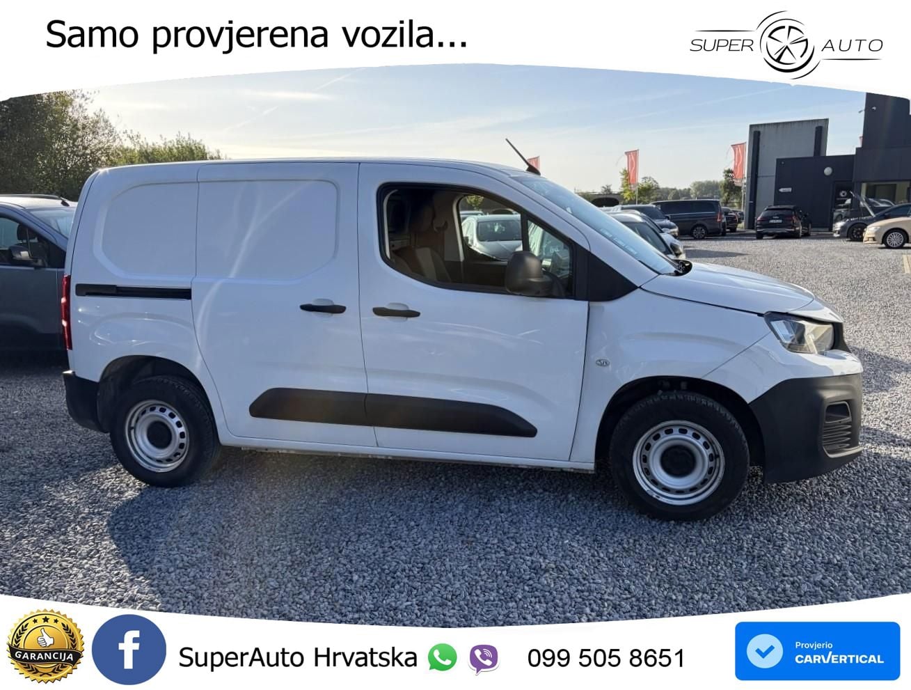 Peugeot Partner 1.5 HDi / € 5.990 netto / Navi / Klima / 102 KS