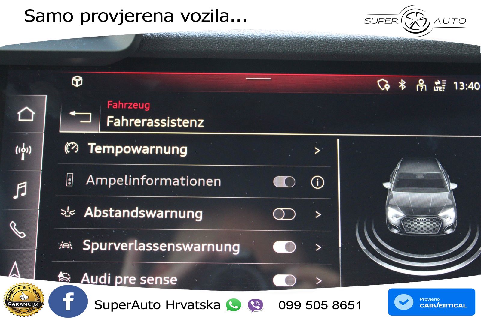 Audi A3 40 TDI (200 KS) quattro S tronic S line LED+GR SJED+ACC