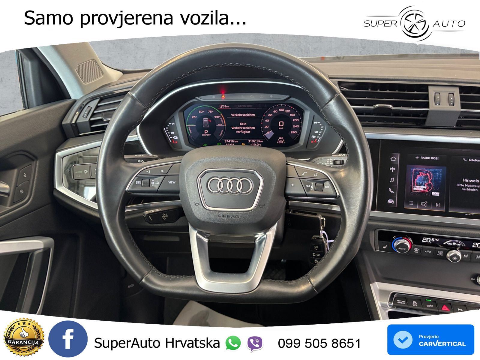 Audi Q3 45 TFSIe (245 KS) S tronic MATRIX+GR SJED+KAM