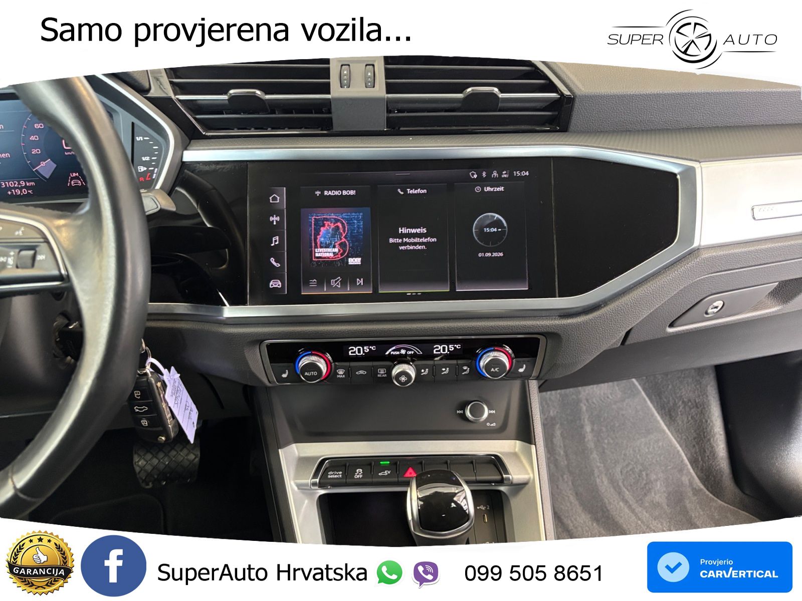 Audi Q3 45 TFSIe (245 KS) S tronic MATRIX+GR SJED+KAM