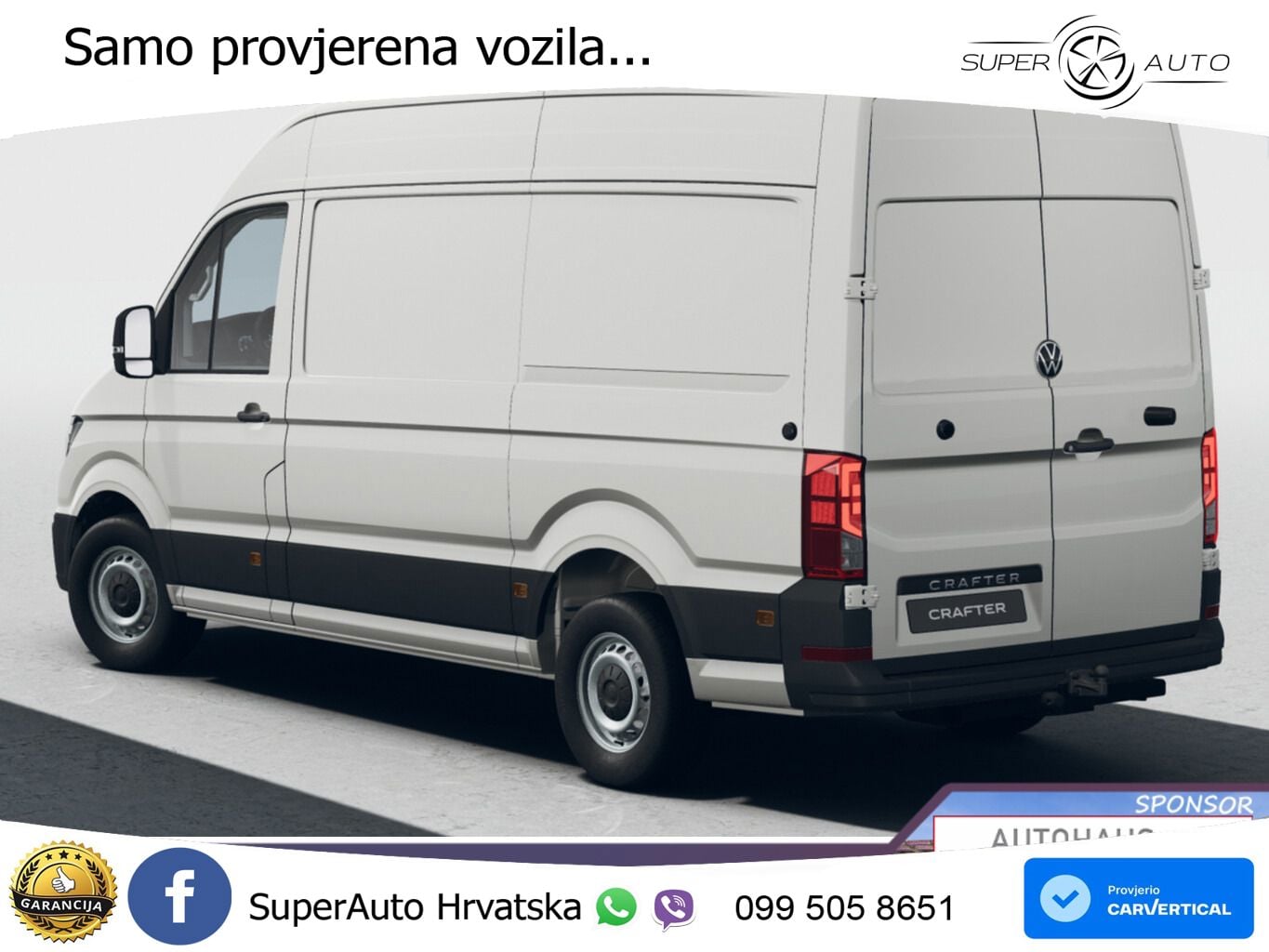 Volkswagen Crafter 35 AT8 L3H3 3S AHK Kam Temp UVP-40%* 177 KS