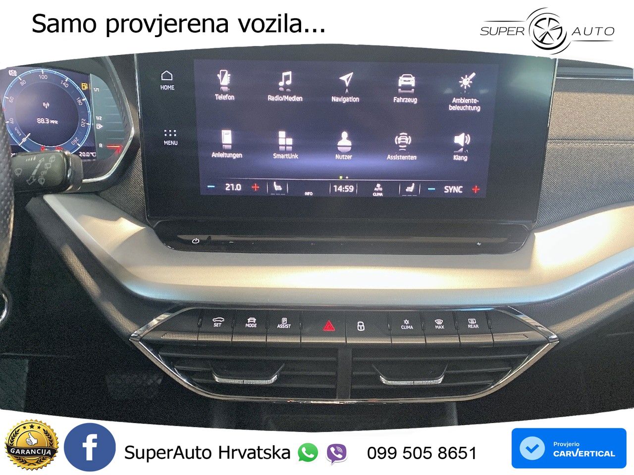 Škoda Octavia Combi 1.5 TSI EVO e-TEC (150 KS) DSG LED+GR SJED+ACC