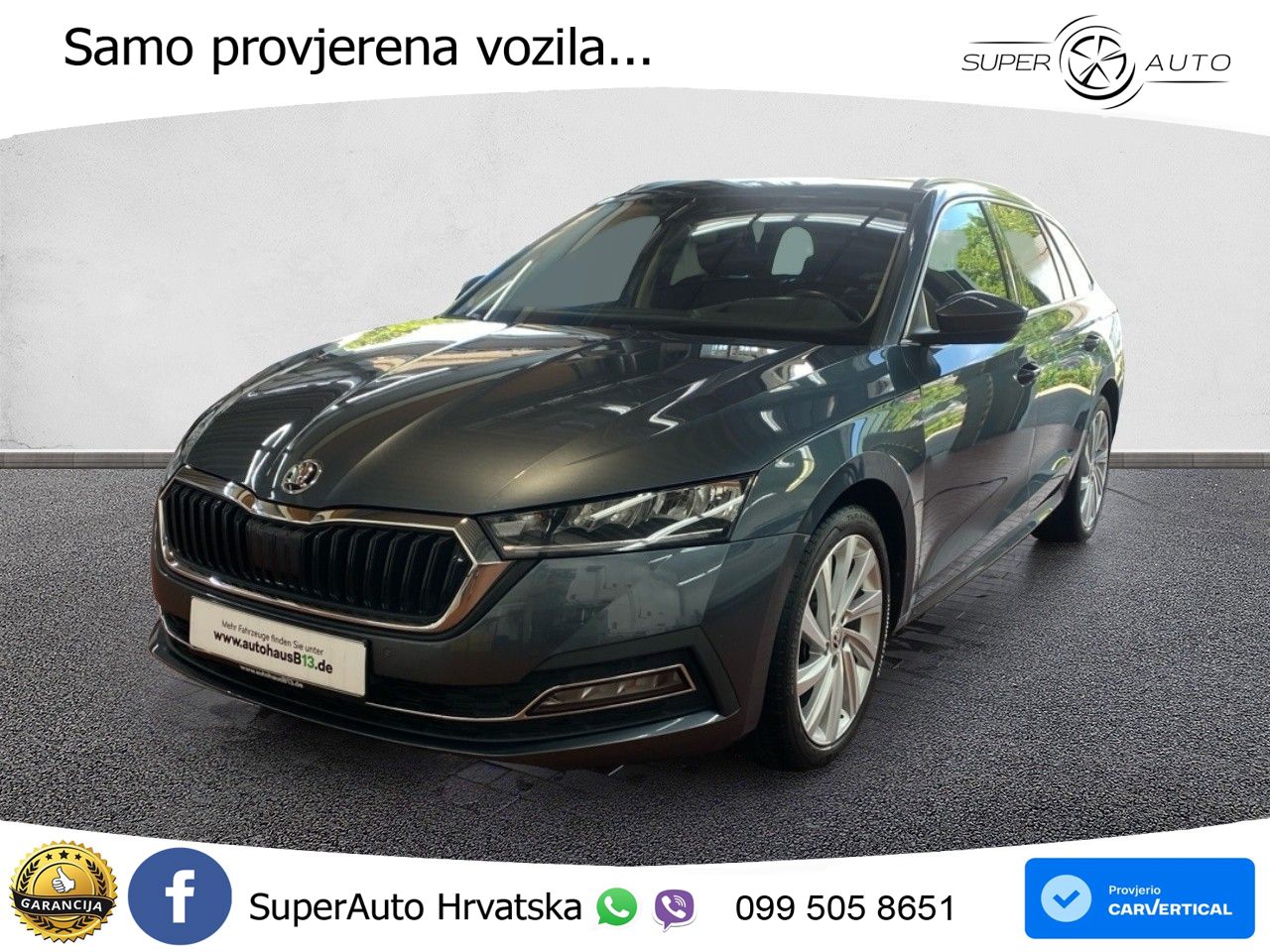 Škoda Octavia Combi 1.5 TSI EVO e-TEC (150 KS) DSG LED+GR SJED+ACC