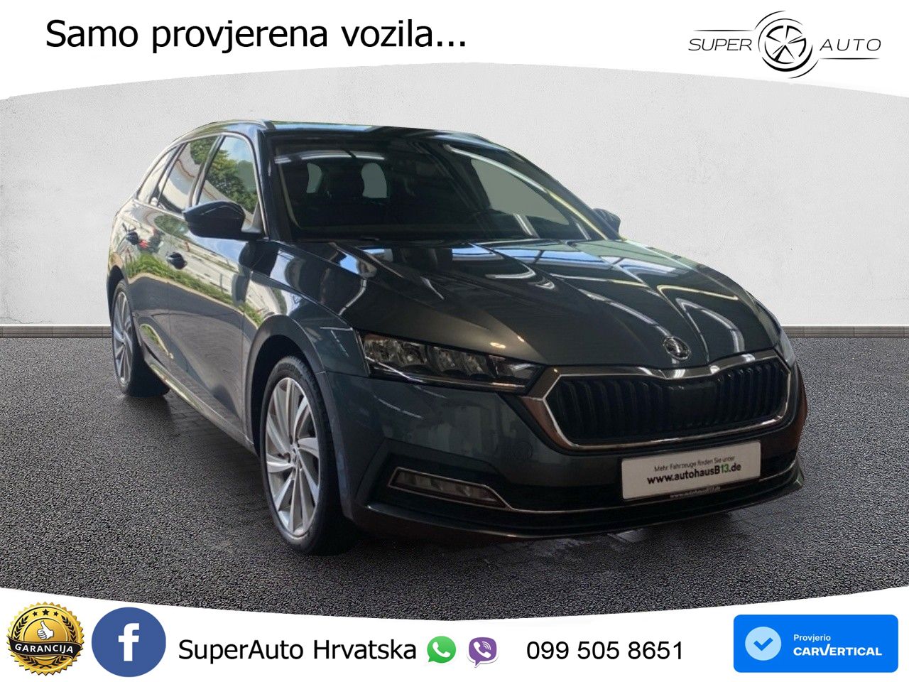 Škoda Octavia Combi 1.5 TSI EVO e-TEC (150 KS) DSG LED+GR SJED+ACC
