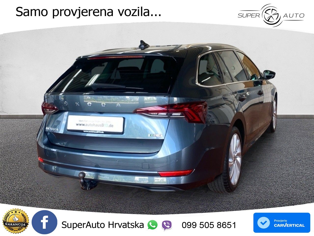 Škoda Octavia Combi 1.5 TSI EVO e-TEC (150 KS) DSG LED+GR SJED+ACC