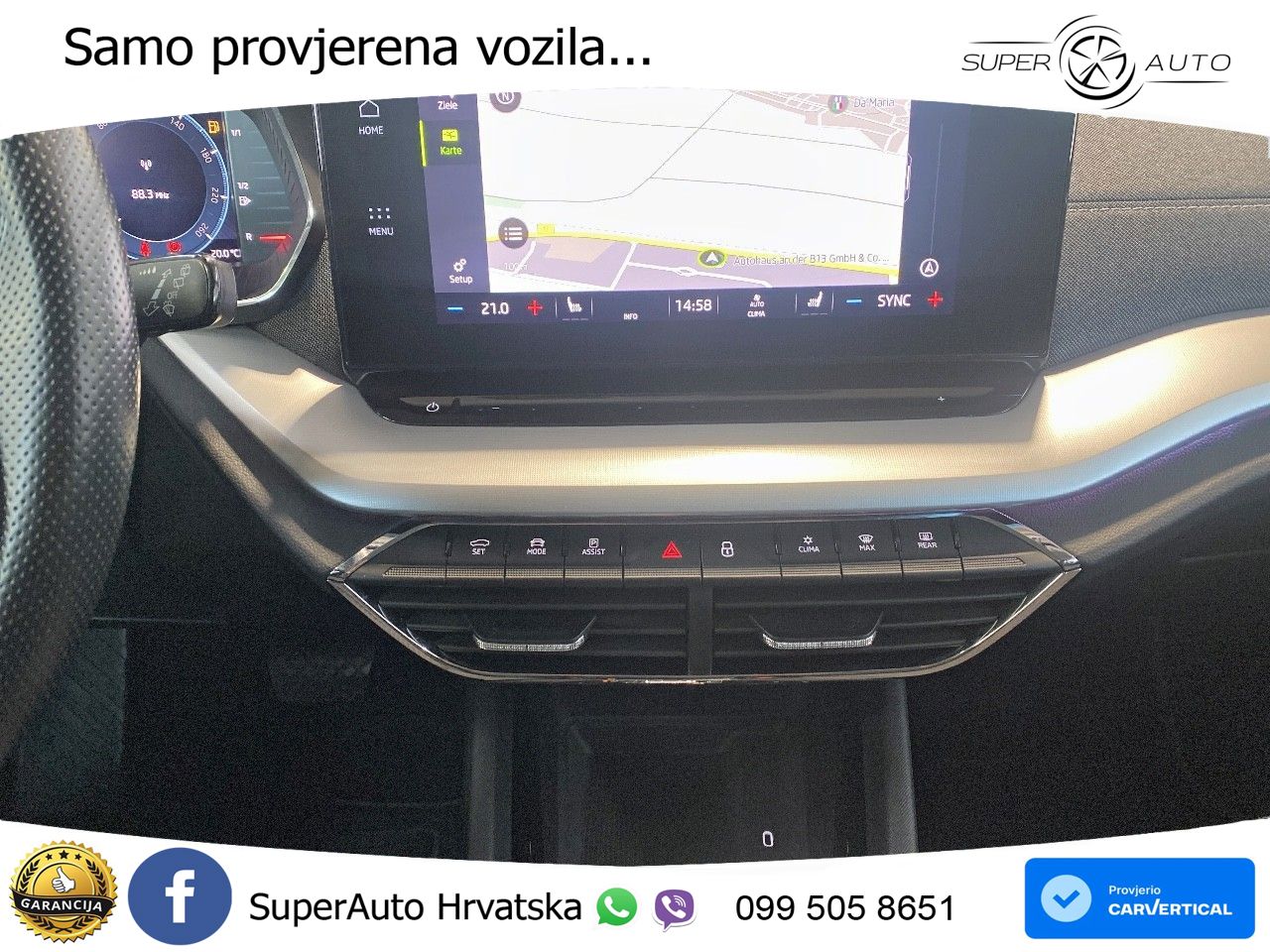 Škoda Octavia Combi 1.5 TSI EVO e-TEC (150 KS) DSG LED+GR SJED+ACC