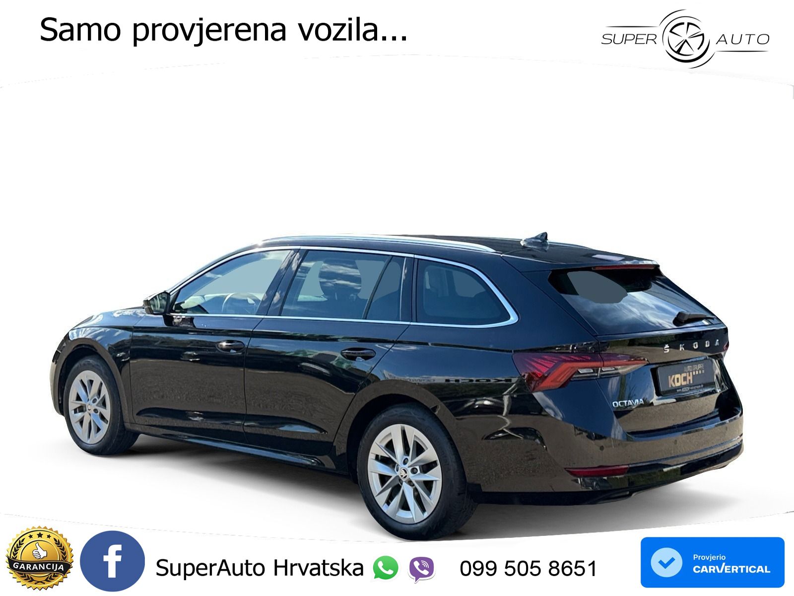 Škoda Octavia Combi 2.0 TDI (150 KS) DSG LED+GR SJED+ACC