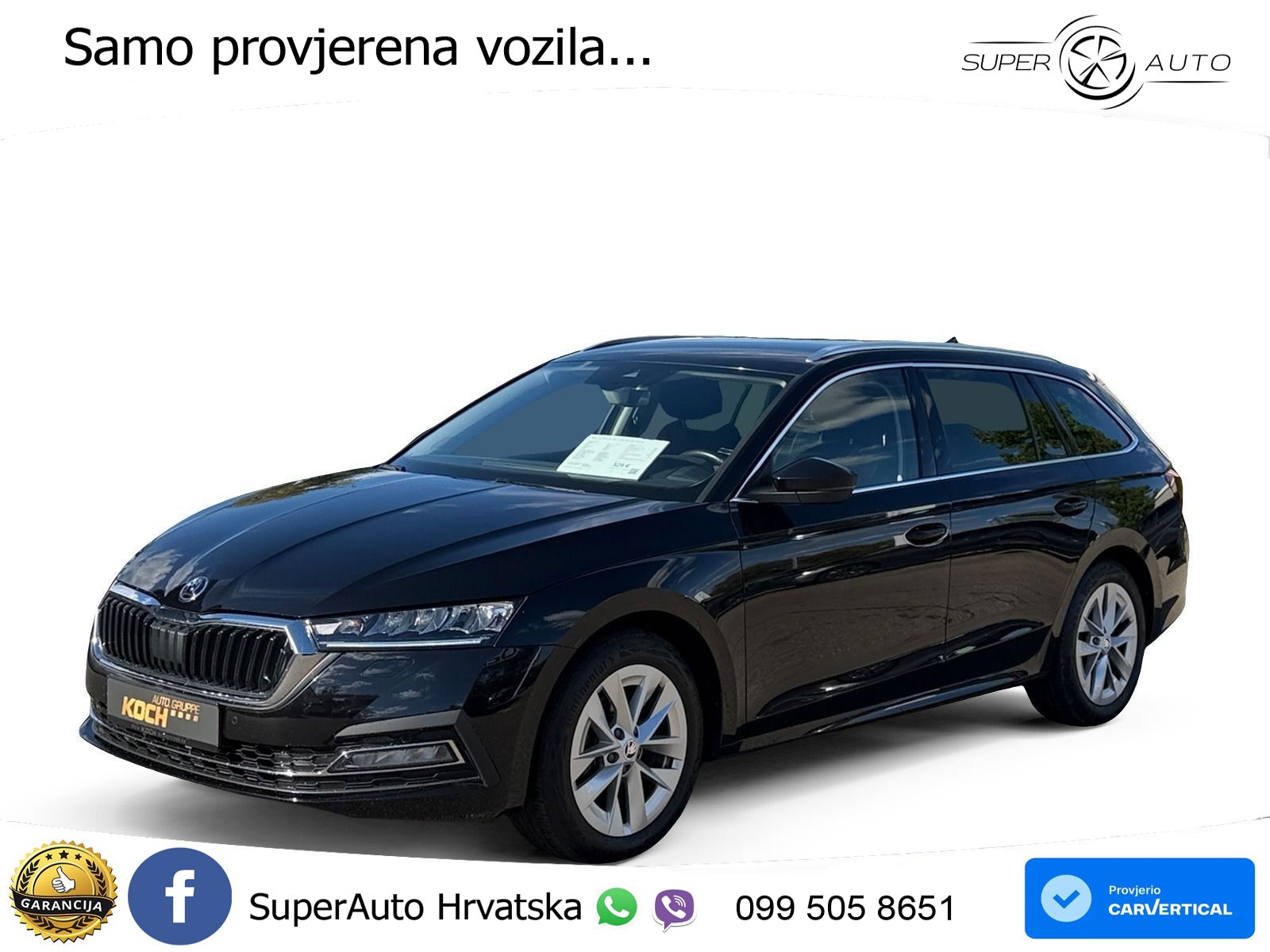 Škoda Octavia Combi 2.0 TDI (150 KS) DSG LED+GR SJED+ACC