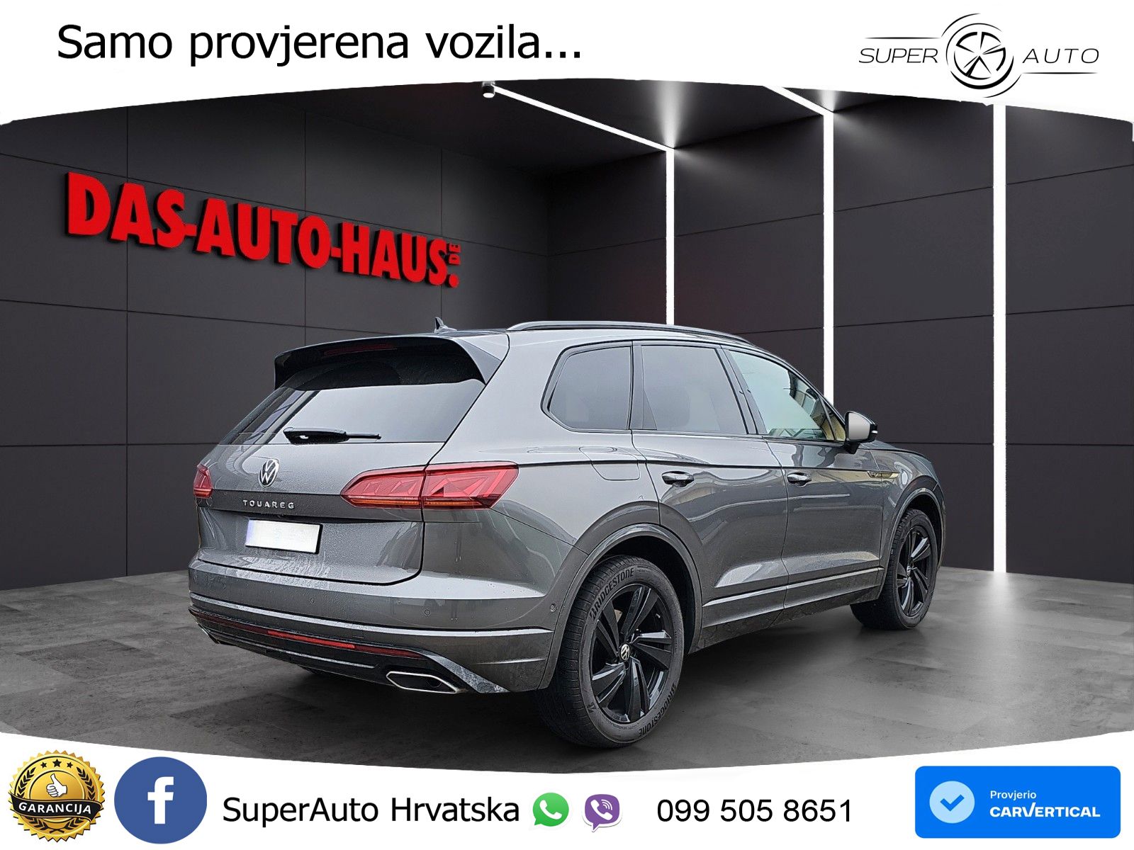 Volkswagen Touareg 3.0 V6 TDI (286 KS) 4MOTION Tiptronic R-Line ZRAČNI+ACC+GR SJED+KAM+PANO