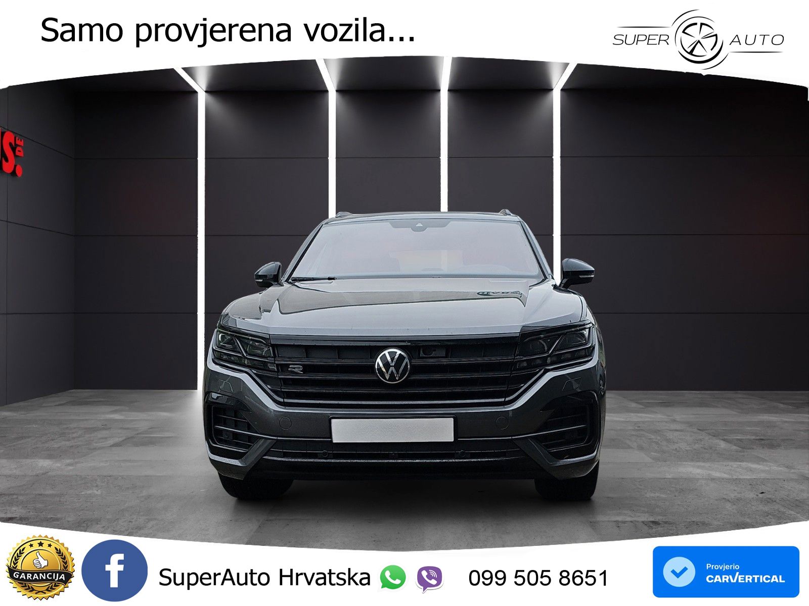 Volkswagen Touareg 3.0 V6 TDI (286 KS) 4MOTION Tiptronic R-Line ZRAČNI+ACC+GR SJED+KAM+PANO