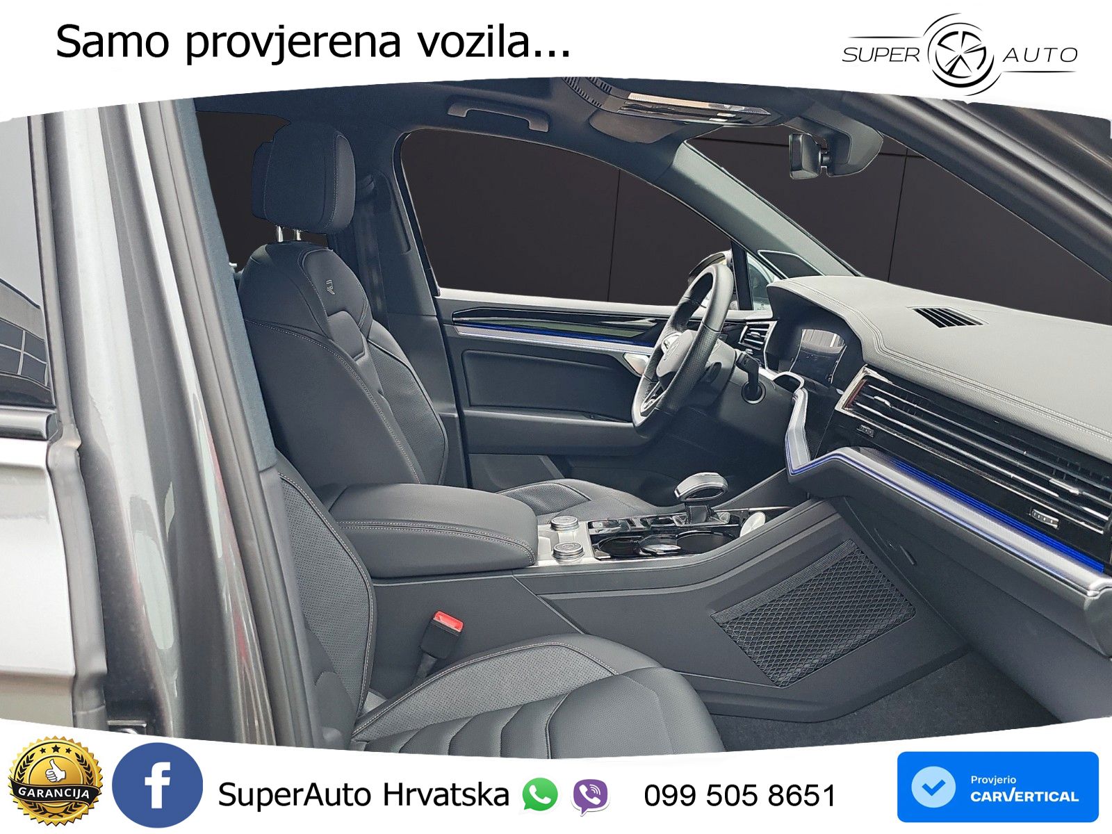 Volkswagen Touareg 3.0 V6 TDI (286 KS) 4MOTION Tiptronic R-Line ZRAČNI+ACC+GR SJED+KAM+PANO