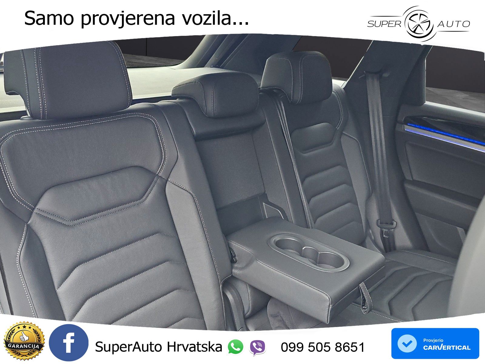 Volkswagen Touareg 3.0 V6 TDI (286 KS) 4MOTION Tiptronic R-Line ZRAČNI+ACC+GR SJED+KAM+PANO