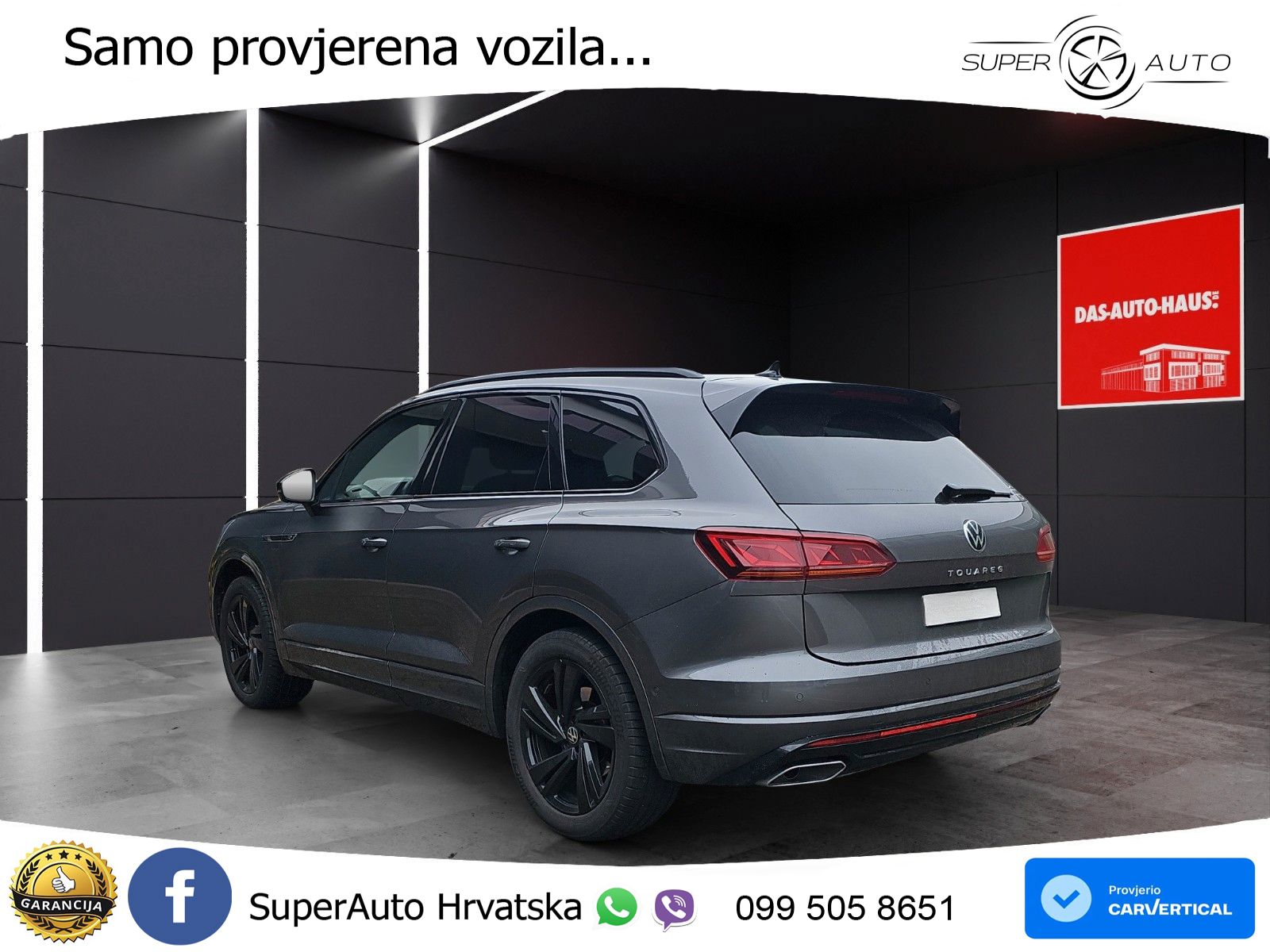 Volkswagen Touareg 3.0 V6 TDI (286 KS) 4MOTION Tiptronic R-Line ZRAČNI+ACC+GR SJED+KAM+PANO
