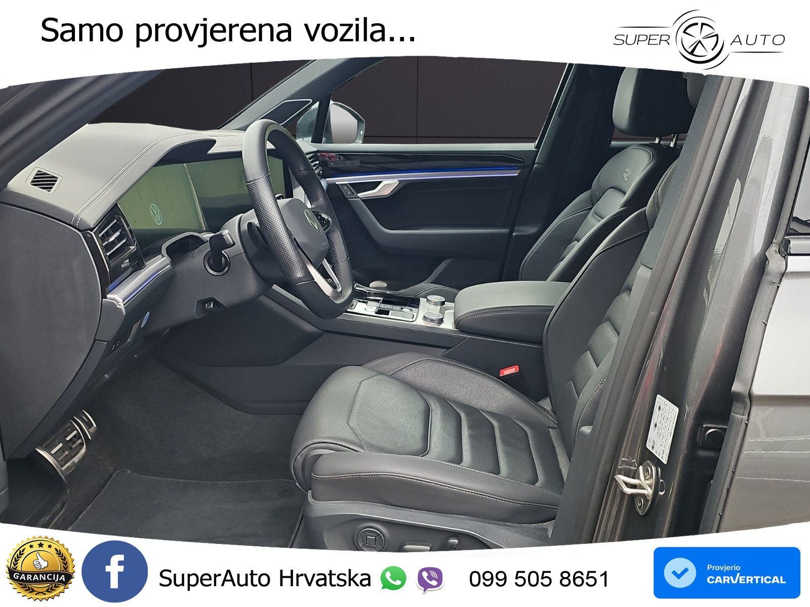 Volkswagen Touareg 3.0 V6 TDI (286 KS) 4MOTION Tiptronic R-Line ZRAČNI+ACC+GR SJED+KAM+PANO