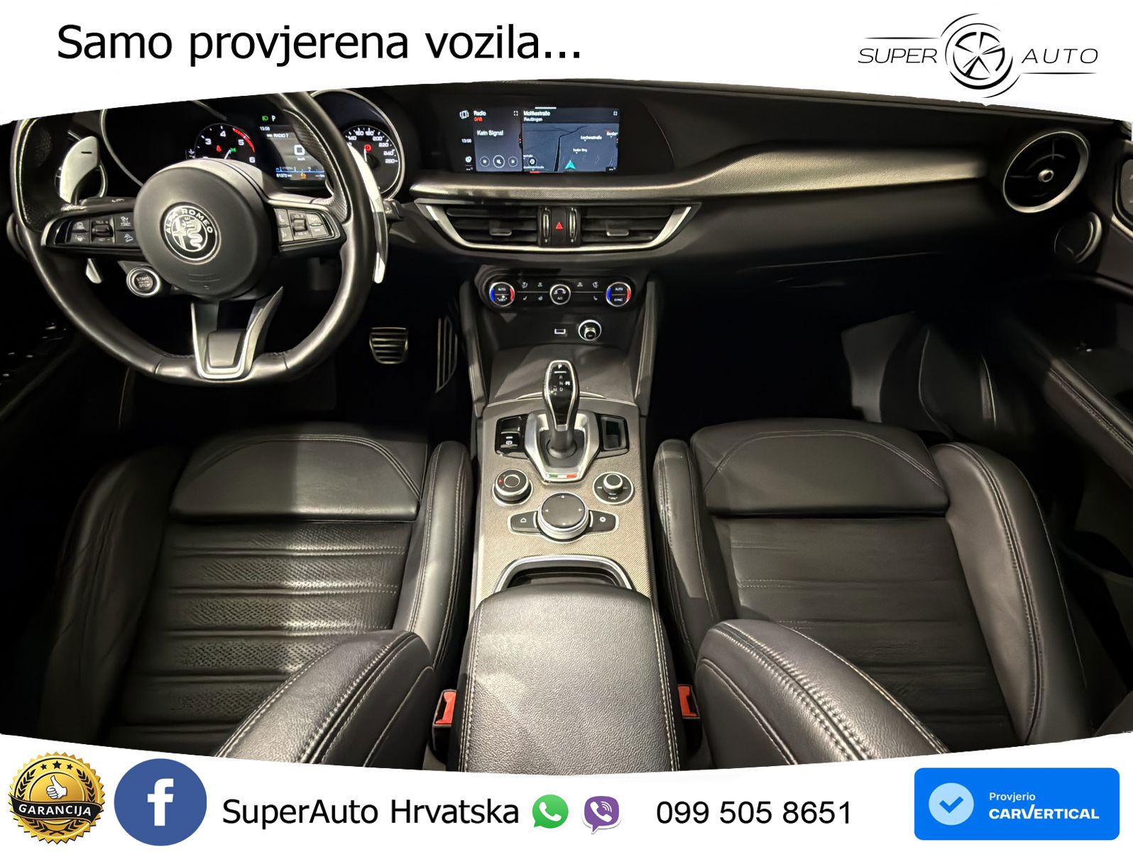 Alfa Romeo Stelvio 2.2 MultiJet II (210 KS) Q4 Automatic LED+GR SJED+ACC