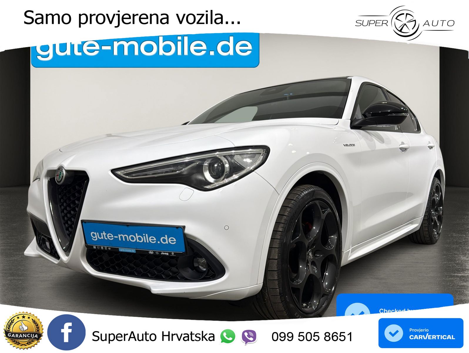 Alfa Romeo Stelvio 2.2 MultiJet II (210 KS) Q4 Automatic LED+GR SJED+ACC