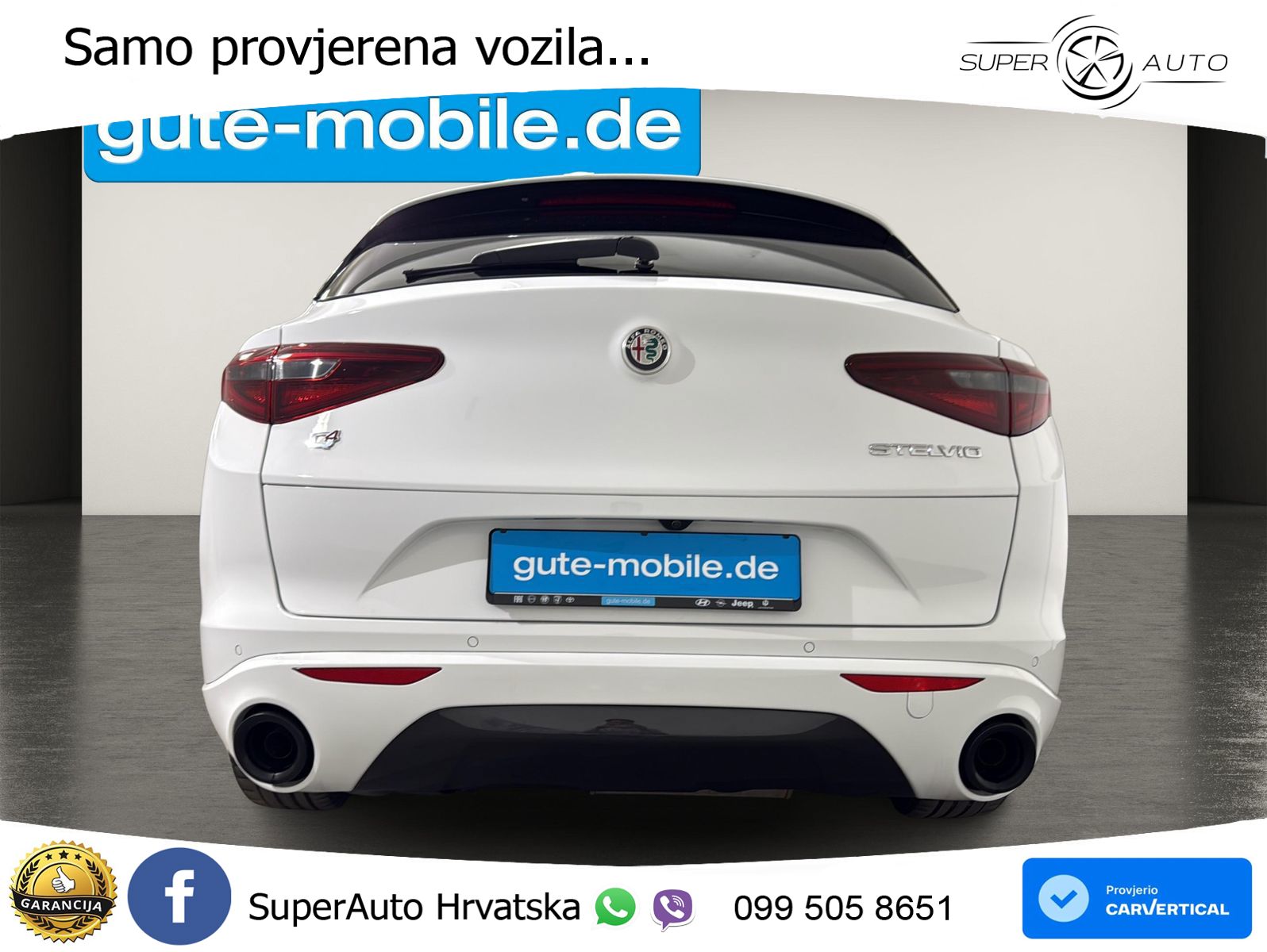 Alfa Romeo Stelvio 2.2 MultiJet II (210 KS) Q4 Automatic LED+GR SJED+ACC