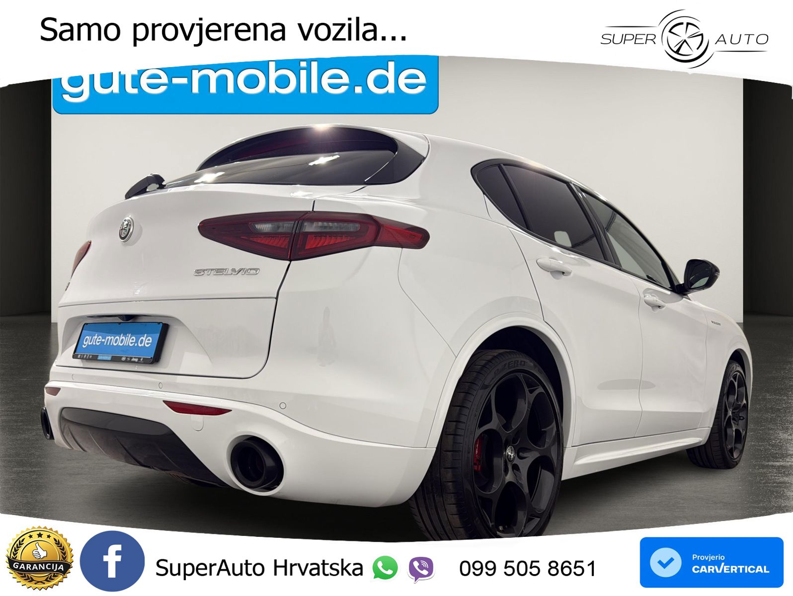 Alfa Romeo Stelvio 2.2 MultiJet II (210 KS) Q4 Automatic LED+GR SJED+ACC