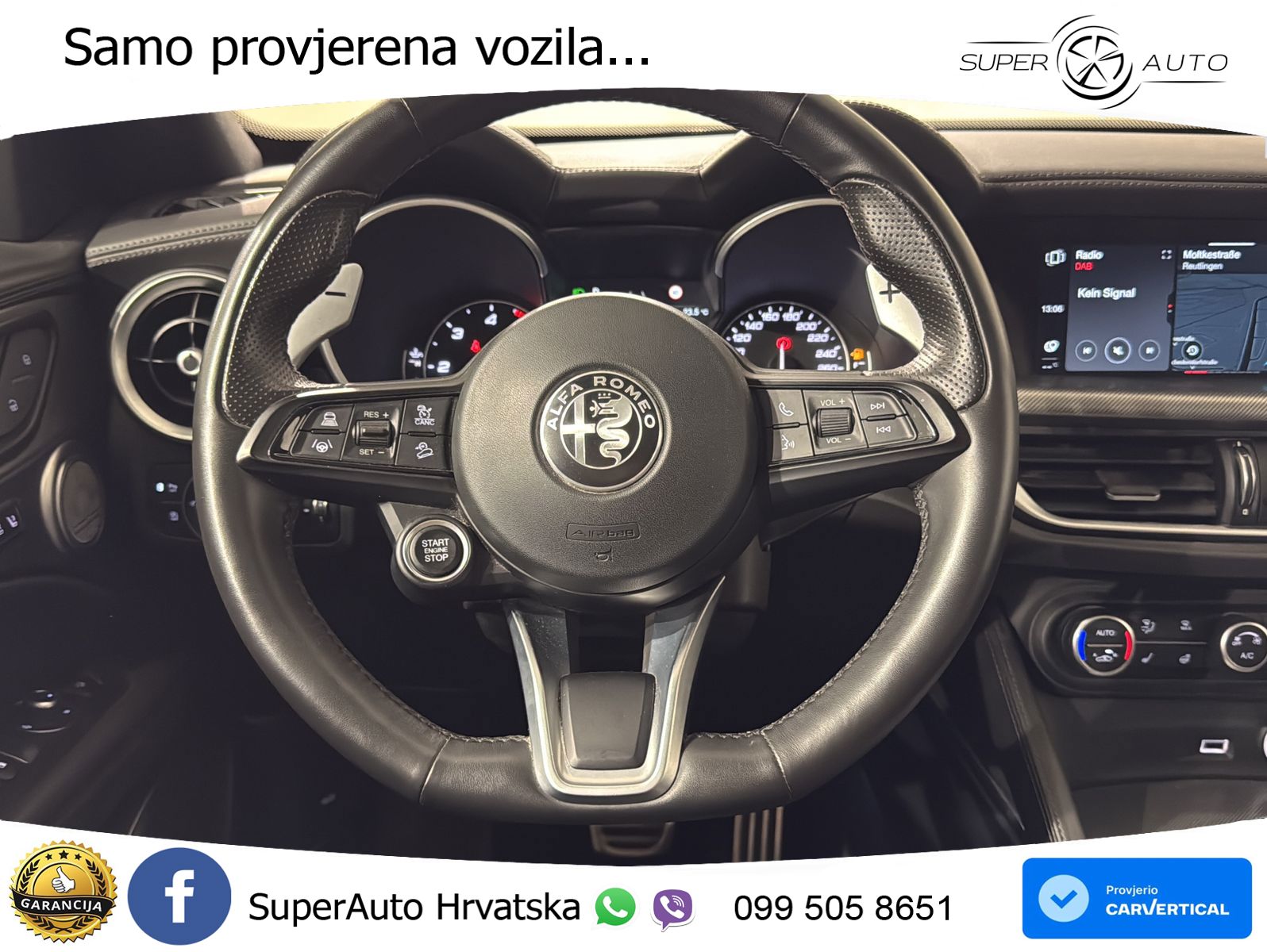 Alfa Romeo Stelvio 2.2 MultiJet II (210 KS) Q4 Automatic LED+GR SJED+ACC