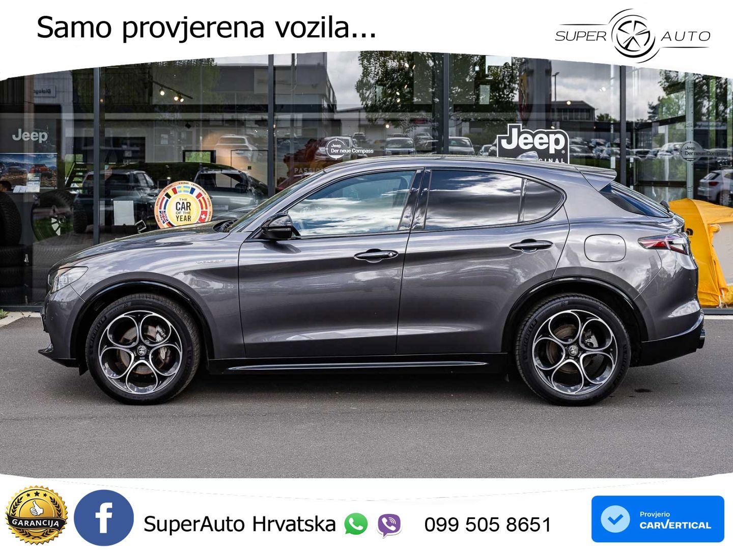 Alfa Romeo Stelvio 2.2 MultiJet II (210 KS) Q4 Automatic LED+GR SJED+ACC