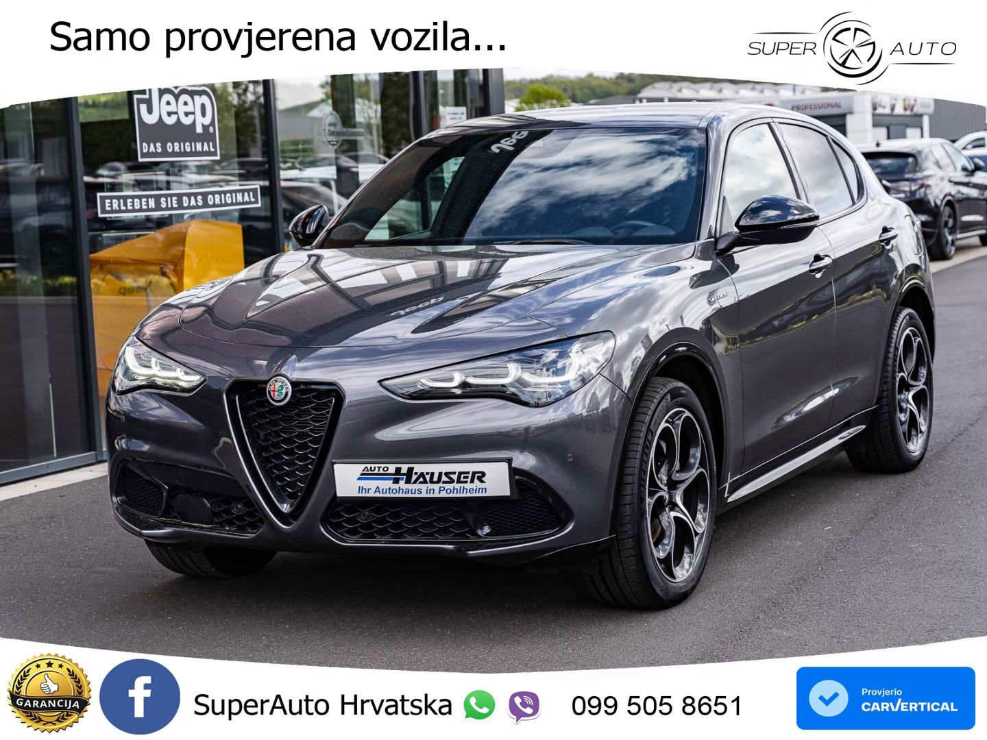 Alfa Romeo Stelvio 2.2 MultiJet II (210 KS) Q4 Automatic LED+GR SJED+ACC