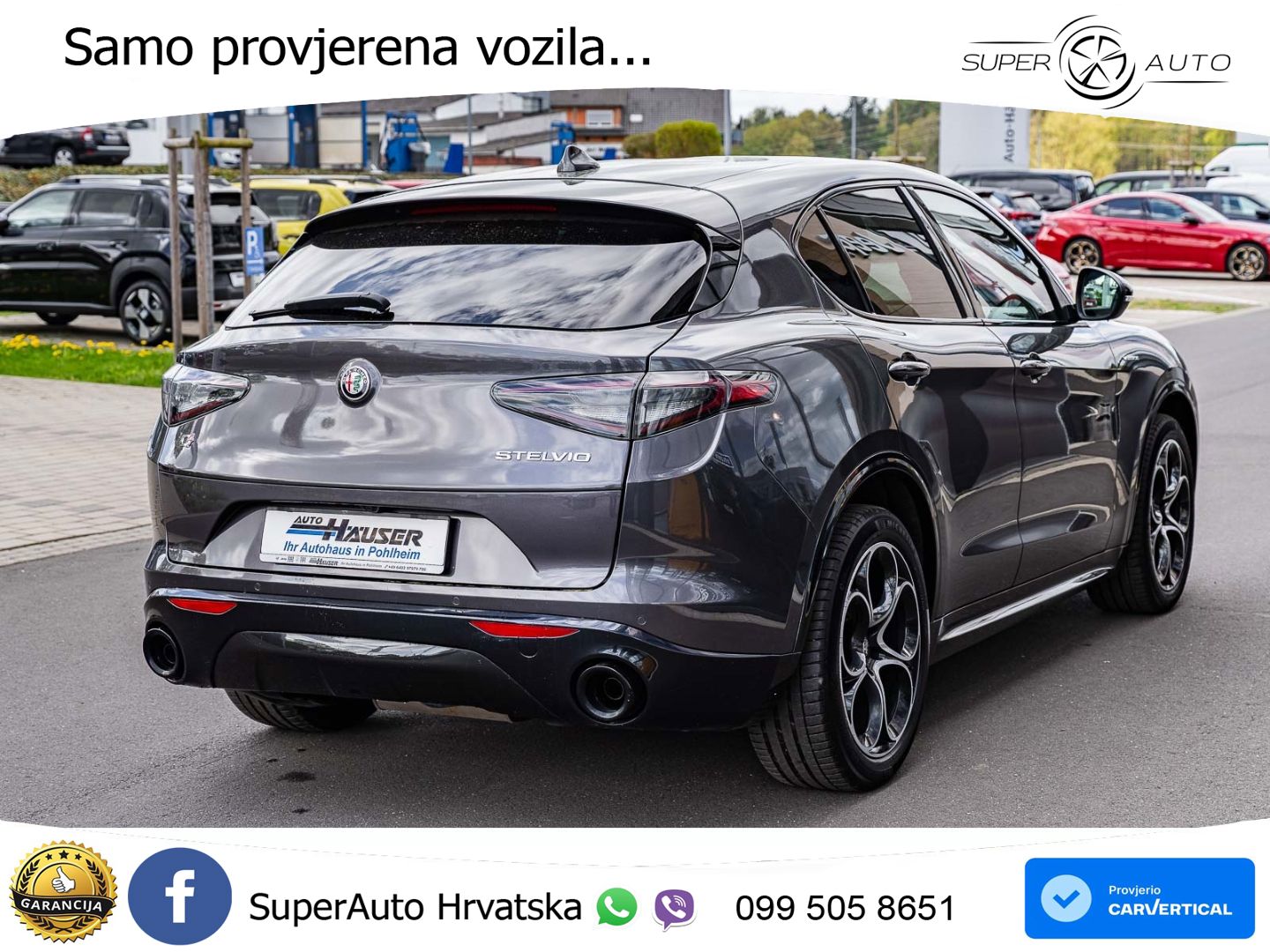 Alfa Romeo Stelvio 2.2 MultiJet II (210 KS) Q4 Automatic LED+GR SJED+ACC