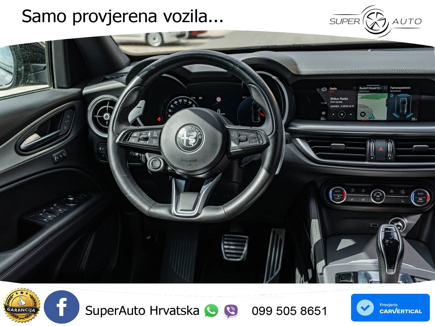 Alfa Romeo Stelvio 2.2 MultiJet II (210 KS) Q4 Automatic LED+GR SJED+ACC