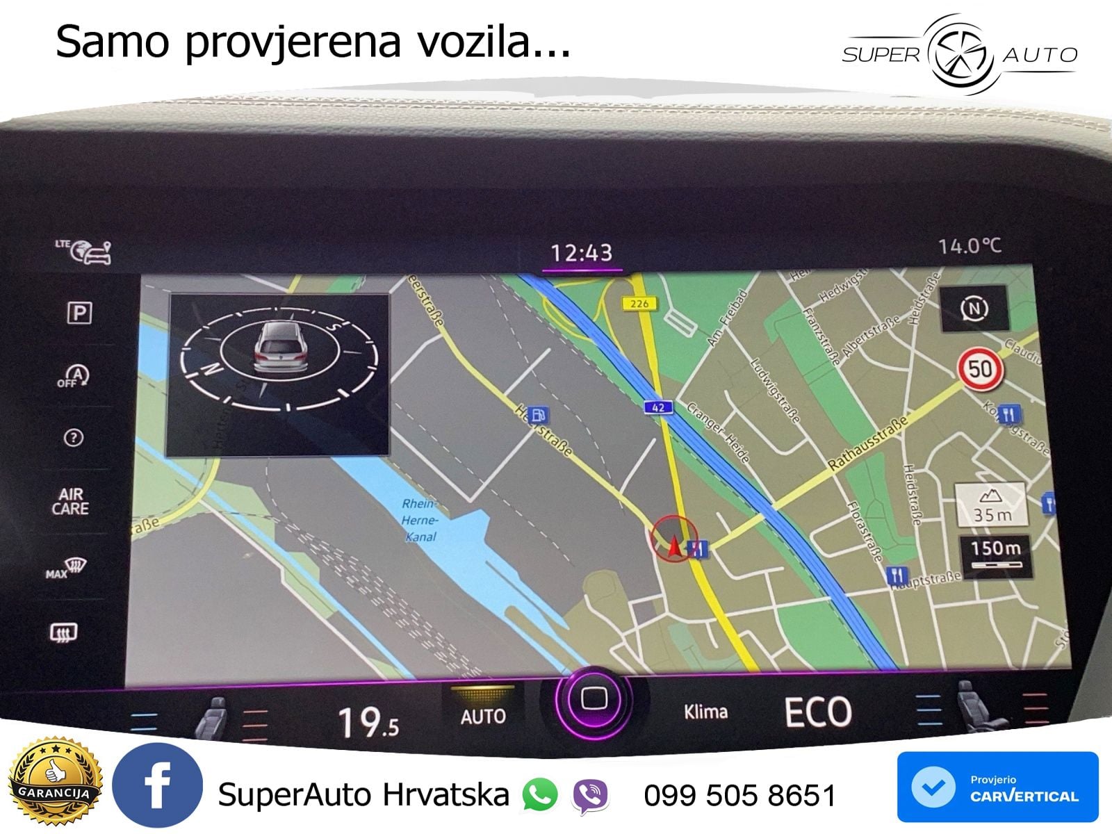 Volkswagen Touareg 3.0 V6 TSI (340 KS) 4MOTION Tiptronic R-Line  ZRAČNI+ACC+GR SJED+KAM+PANO