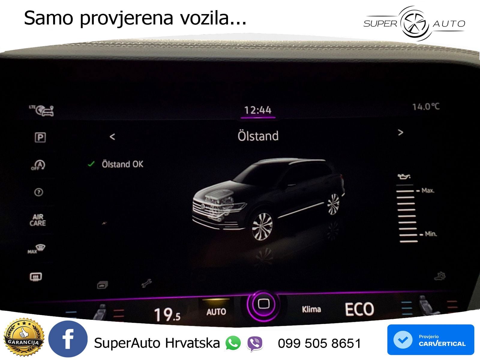 Volkswagen Touareg 3.0 V6 TSI (340 KS) 4MOTION Tiptronic R-Line  ZRAČNI+ACC+GR SJED+KAM+PANO