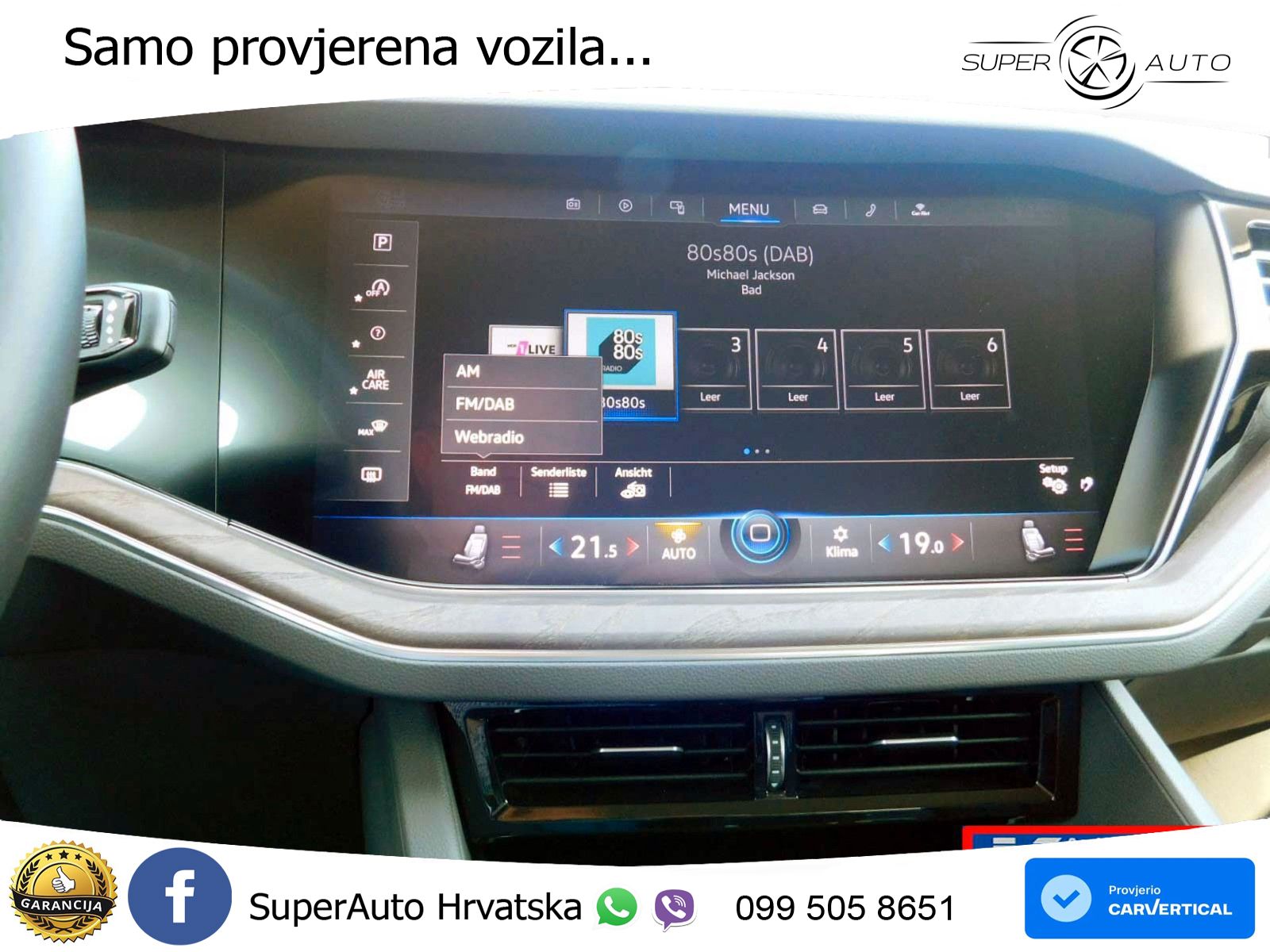 Volkswagen Touareg 3.0 V6 TDI (286 KS) 4MOTION Tiptronic R-Line ZRAČNI+ACC+4xGR SJED+KAM