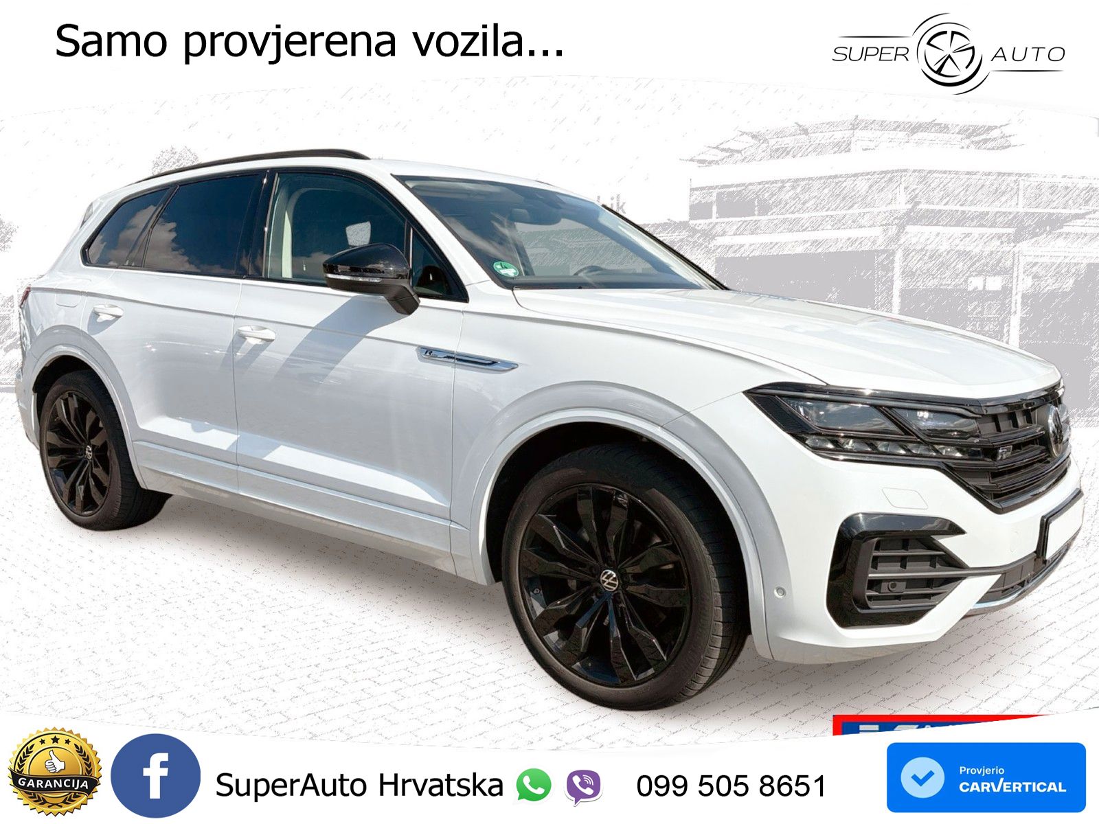 Volkswagen Touareg 3.0 V6 TDI (286 KS) 4MOTION Tiptronic R-Line ZRAČNI+ACC+4xGR SJED+KAM