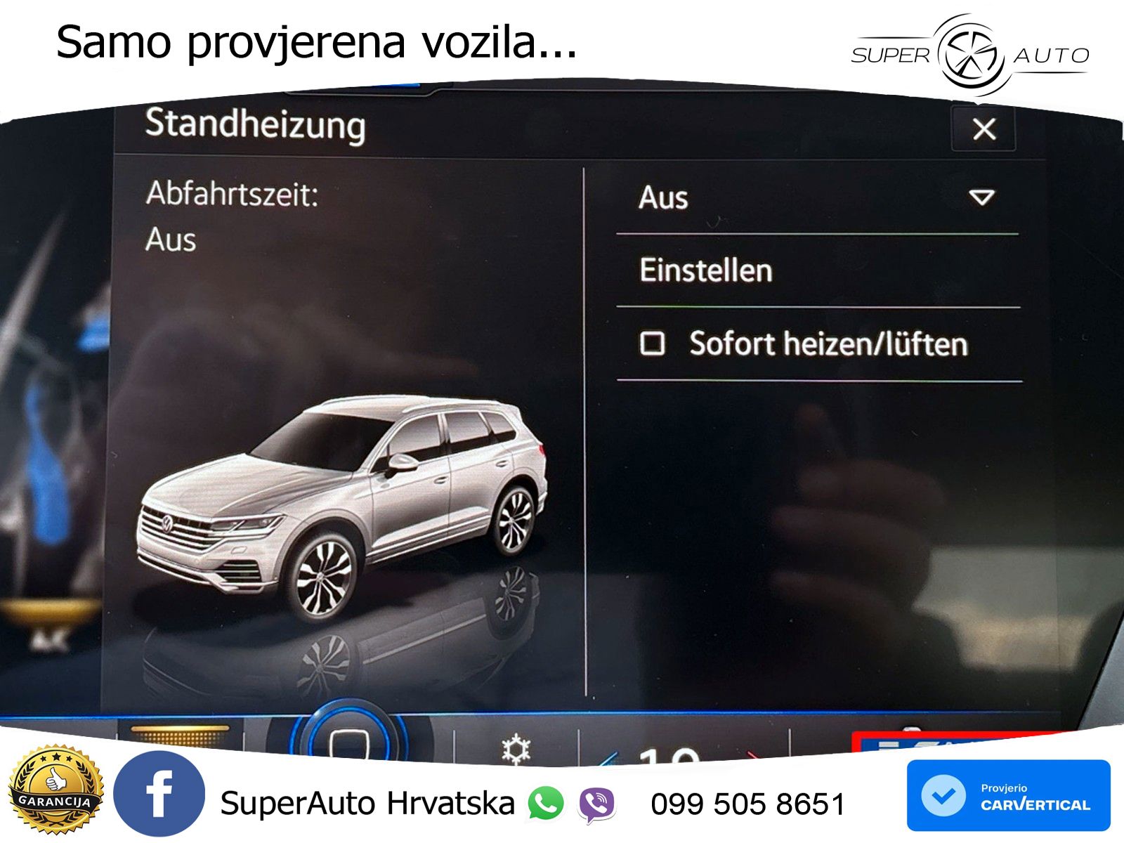 Volkswagen Touareg 3.0 V6 TDI (286 KS) 4MOTION Tiptronic R-Line ZRAČNI+ACC+4xGR SJED+KAM