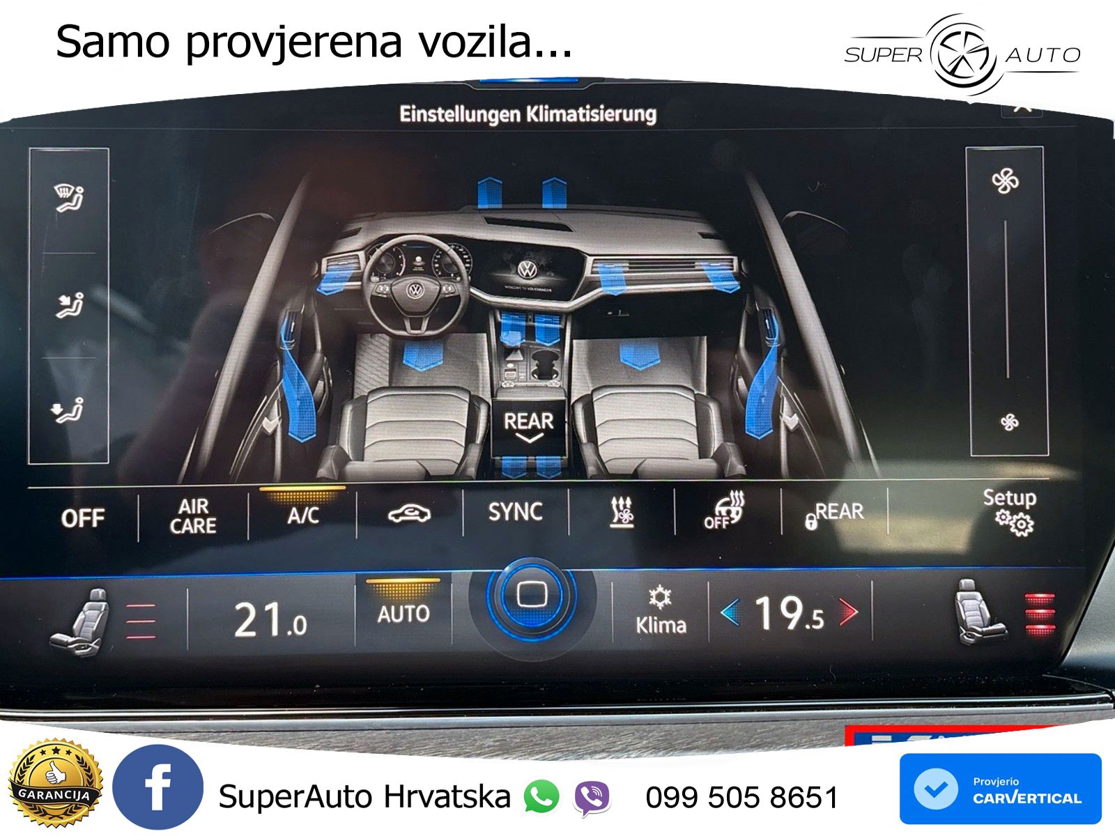 Volkswagen Touareg 3.0 V6 TDI (286 KS) 4MOTION Tiptronic R-Line ZRAČNI+ACC+4xGR SJED+KAM