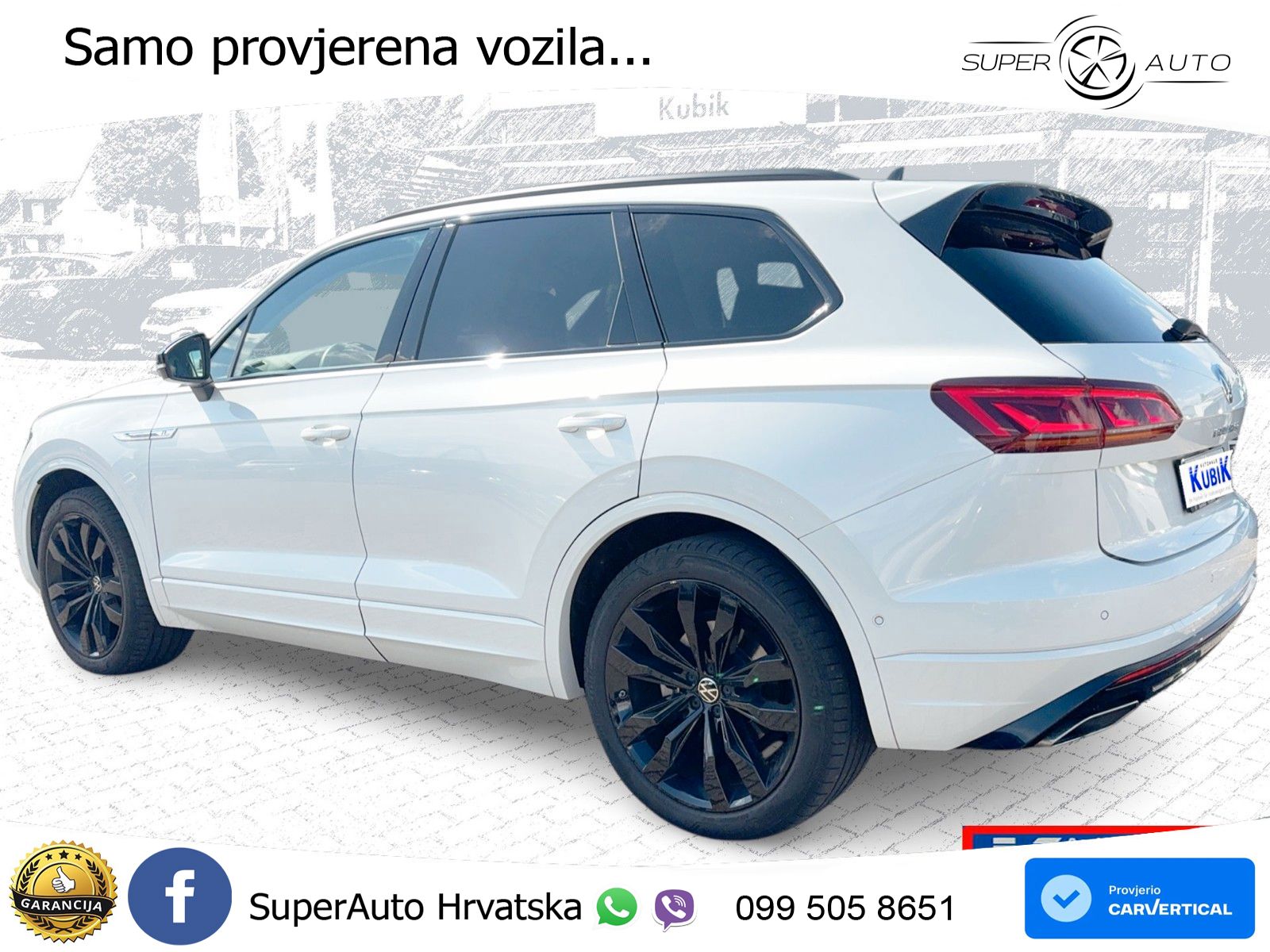 Volkswagen Touareg 3.0 V6 TDI (286 KS) 4MOTION Tiptronic R-Line ZRAČNI+ACC+4xGR SJED+KAM