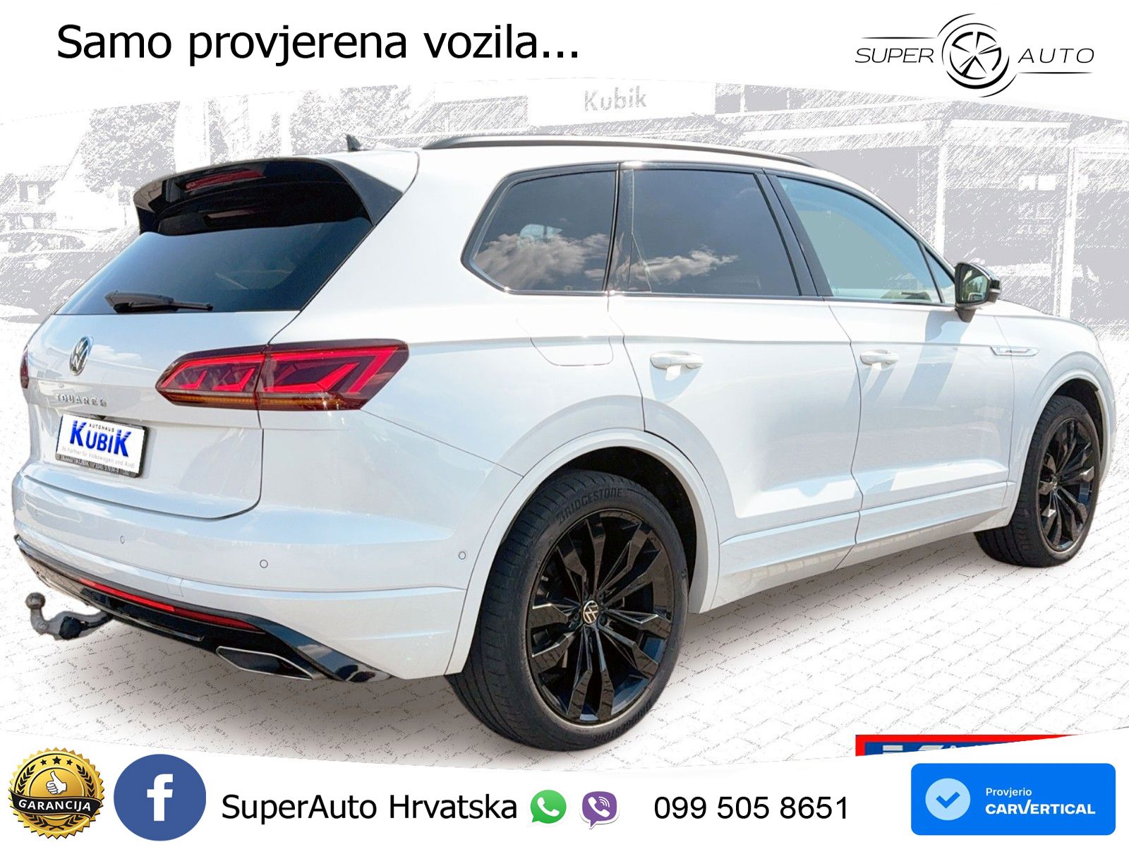 Volkswagen Touareg 3.0 V6 TDI (286 KS) 4MOTION Tiptronic R-Line ZRAČNI+ACC+4xGR SJED+KAM