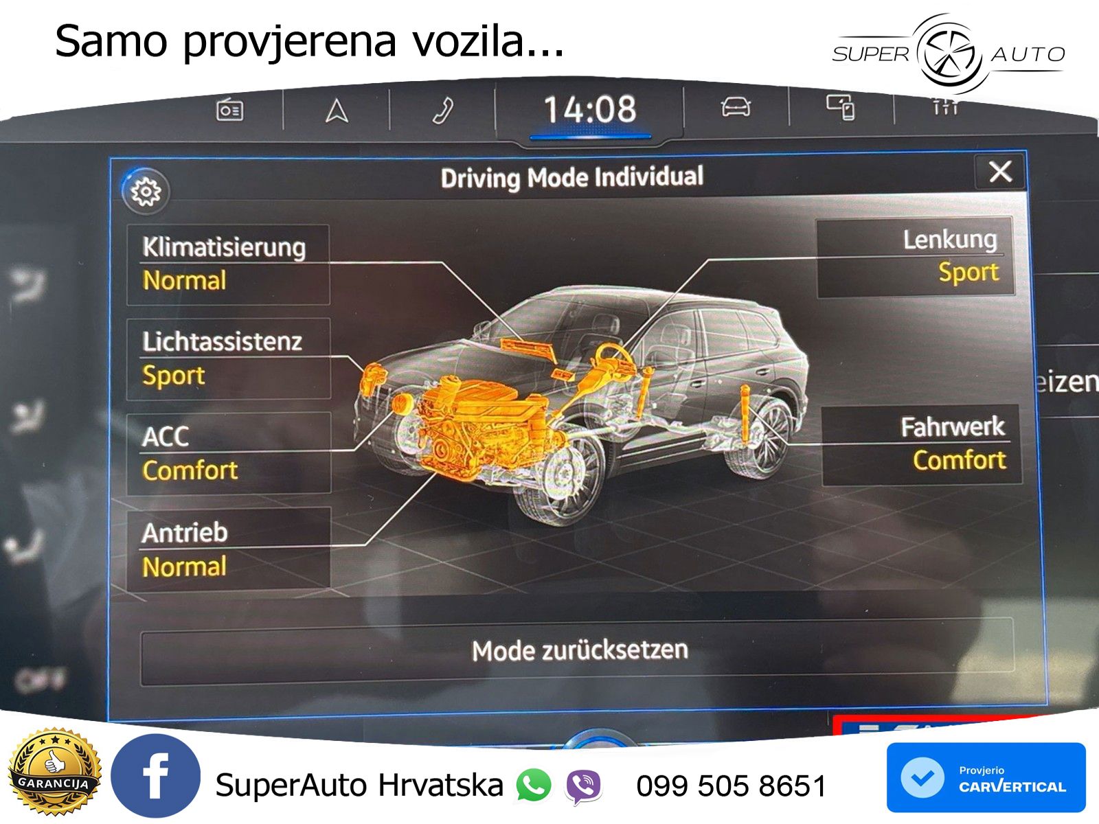 Volkswagen Touareg 3.0 V6 TDI (286 KS) 4MOTION Tiptronic R-Line ZRAČNI+ACC+4xGR SJED+KAM