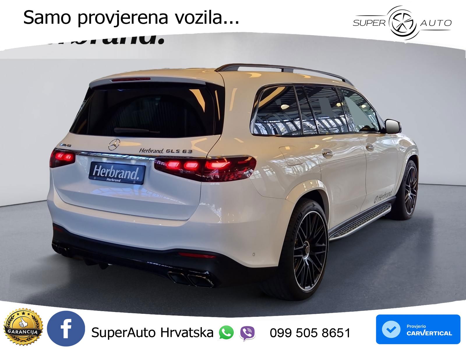 Mercedes-Benz GLS AMG GLS 63 V8 EQ Boost 4MATIC+ AMG SPEEDSHIFT TCT 9G ACC+HEAD+4xGR SJED+360+PANO