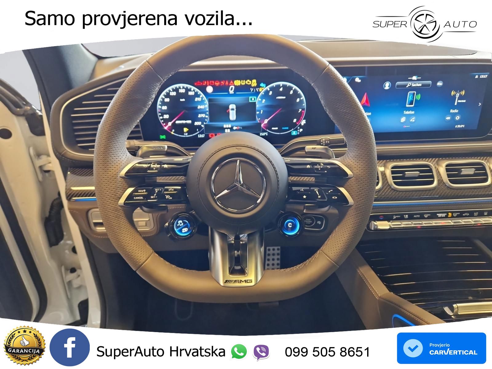 Mercedes-Benz GLS AMG GLS 63 V8 EQ Boost 4MATIC+ AMG SPEEDSHIFT TCT 9G ACC+HEAD+4xGR SJED+360+PANO