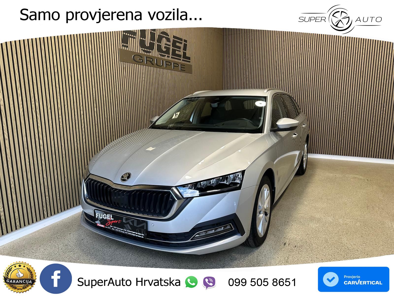 Škoda Octavia Combi 2.0 TDI (150 KS) 4x4 DSG LED+GR SJED+ACC