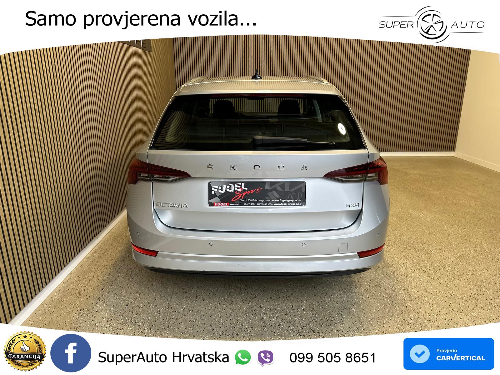 Škoda Octavia Combi 2.0 TDI (150 KS) 4x4 DSG LED+GR SJED+ACC