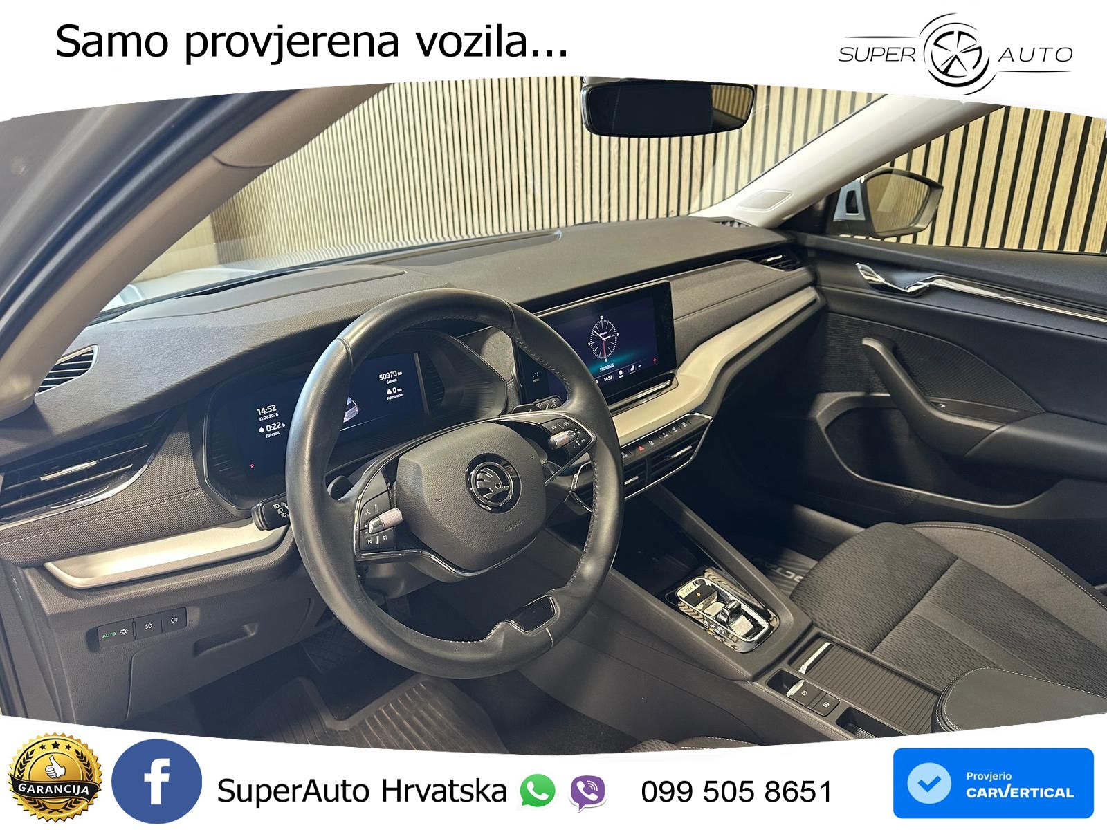 Škoda Octavia Combi 2.0 TDI (150 KS) 4x4 DSG LED+GR SJED+ACC