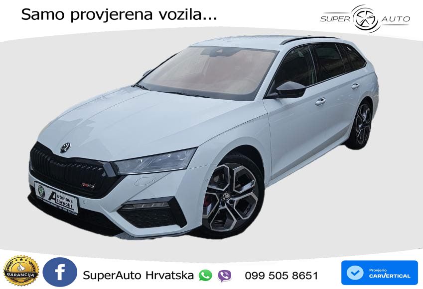 Škoda Octavia Combi RS 2.0 TDI (200 KS) DSG MATRIX+GR SJED+KAM