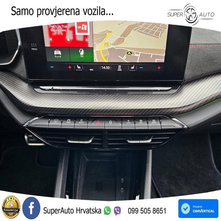 Škoda Octavia Combi RS 2.0 TDI (200 KS) DSG MATRIX+GR SJED+KAM