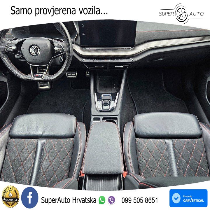 Škoda Octavia Combi RS 2.0 TDI (200 KS) DSG MATRIX+GR SJED+KAM