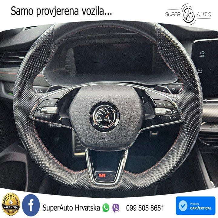 Škoda Octavia Combi RS 2.0 TDI (200 KS) DSG MATRIX+GR SJED+KAM