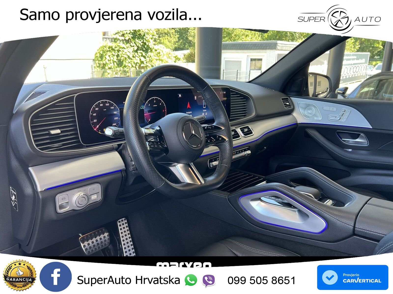 Mercedes GLE 450d (367 KS) EQ Boost 4MATIC 9G-TRONIC AMG ZRAČNI+ACC+GR SJED+KAM+PANO